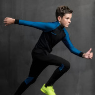 Детская олимпийка KELME Training Jacket Kid (Black/Blue) - Детская олимпийка KELME Training Jacket Kid (Black/Blue)