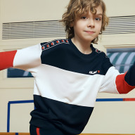 Детский свитшот KELME Boys Knitted Sweater (Black/White) - Детский свитшот KELME Boys Knitted Sweater (Black/White)