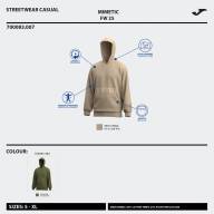 SUDADERA CON CAPUCHA MIMETIC BEIGE - SUDADERA CON CAPUCHA MIMETIC BEIGE