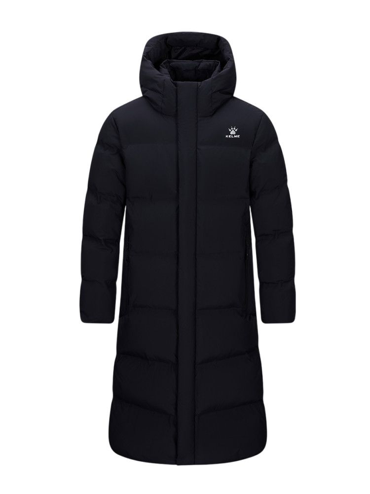 Пуховик KELME Long Down Jacket (Hooded) Black