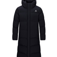 Пуховик KELME Long Down Jacket (Hooded) Black - Пуховик KELME Long Down Jacket (Hooded) Black