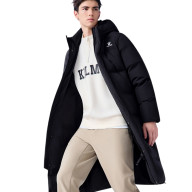 Пуховик KELME Long Down Jacket (Hooded) Black - Пуховик KELME Long Down Jacket (Hooded) Black