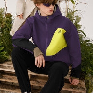 Ветровка KELME Single-Layer Windproof Jacket Violet - Ветровка KELME Single-Layer Windproof Jacket Violet