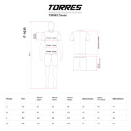 Форма футб. игровая TORRES Classic, F-1011-042-L, р.L, полиэстер, красно-черный - Форма футб. игровая TORRES Classic, F-1011-042-L, р.L, полиэстер, красно-черный