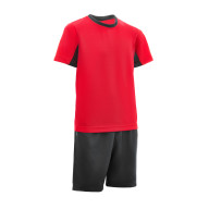 Форма футб. игровая TORRES Classic Junior, FJ-1011-042-140, рост 140 см, полиэстер, красно-черный - Форма футб. игровая TORRES Classic Junior, FJ-1011-042-140, рост 140 см, полиэстер, красно-черный