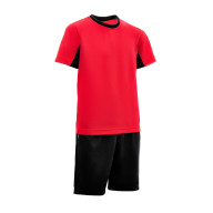 Форма футб. игровая TORRES Classic Junior, FJ-1011-042-140, рост 140 см, полиэстер, красно-черный - Форма футб. игровая TORRES Classic Junior, FJ-1011-042-140, рост 140 см, полиэстер, красно-черный
