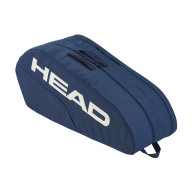 Сумка-чехол HEAD Base Racquet Bag M, 261315-NV, с карманом, на 6 тен.ракеток, темно.синий - Сумка-чехол HEAD Base Racquet Bag M, 261315-NV, с карманом, на 6 тен.ракеток, темно.синий