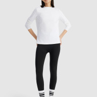 Лонгслив KELME Crew Neck Long-sleeved T-shirt White - Лонгслив KELME Crew Neck Long-sleeved T-shirt White