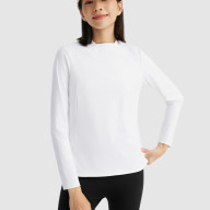 Лонгслив KELME Crew Neck Long-sleeved T-shirt White - Лонгслив KELME Crew Neck Long-sleeved T-shirt White