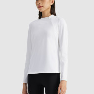 Лонгслив KELME Crew Neck Long-sleeved T-shirt White - Лонгслив KELME Crew Neck Long-sleeved T-shirt White