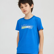 Детская футболка KELME Running Short Sleeve T-Shirt Kid Blue - Детская футболка KELME Running Short Sleeve T-Shirt Kid Blue