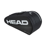 Сумка-чехол HEAD TOUR Racquet Bag M, 260226-BK, с карманом для 6 тен.ракеток, черный - Сумка-чехол HEAD TOUR Racquet Bag M, 260226-BK, с карманом для 6 тен.ракеток, черный