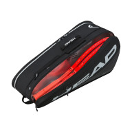Сумка-чехол HEAD TOUR Racquet Bag M, 260226-BK, с карманом для 6 тен.ракеток, черный - Сумка-чехол HEAD TOUR Racquet Bag M, 260226-BK, с карманом для 6 тен.ракеток, черный