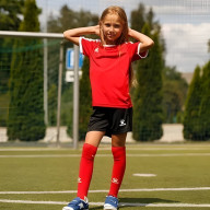 Детская футбольная форма KELME Short Sleeve Football Set Kids (Red/Black) - Детская футбольная форма KELME Short Sleeve Football Set Kids (Red/Black)