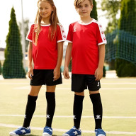 Детская футбольная форма KELME Short Sleeve Football Set Kids (Red/Black) - Детская футбольная форма KELME Short Sleeve Football Set Kids (Red/Black)