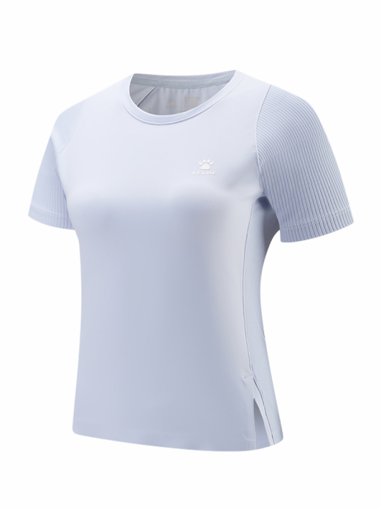 Футболка KELME Crew Neck Short-Sleeved T-Shirt Light Blue