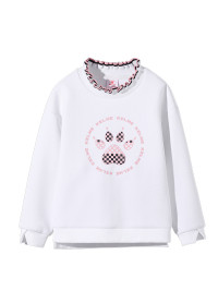 Детский свитшот KELME Girls Knitted Sweater White