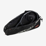 Сумка-чехол HEAD Team Racquet Bag S, 262234-BKCC, с карманом, на 3 тен.ракетки, черный - Сумка-чехол HEAD Team Racquet Bag S, 262234-BKCC, с карманом, на 3 тен.ракетки, черный
