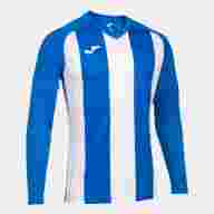 Футболка игровая JOMA с длинным рукавом PERFORMANCE Синий-белый - Футболка игровая JOMA с длинным рукавом PERFORMANCE Синий-белый