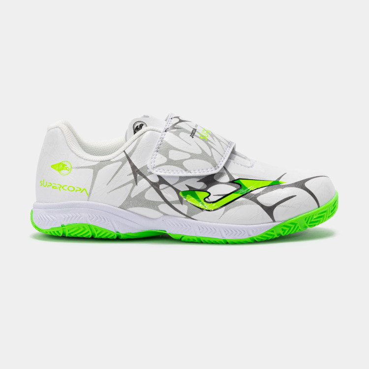 SUPER COPA JR 2502 BLANCO VERDE FLÚOR INDOOR
