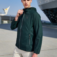 Ветровка KELME Thin Trench Coat Dark Green - Ветровка KELME Thin Trench Coat Dark Green