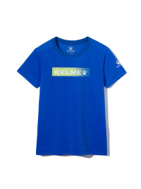 Детская футболка KELME Running Short Sleeve T-Shirt Kid Blue