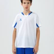 Детская футбольная форма KELME Short-Sleeved Football Suit (White/Blue) - Детская футбольная форма KELME Short-Sleeved Football Suit (White/Blue)