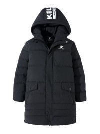 Детский пуховик KELME Boy's Mid-Length Down Jacket Black