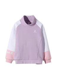 Детский свитшот KELME Girl's Round Neck Sweater Light Purple