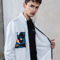Олимпийка KELME Knitted Coat White - Олимпийка KELME Knitted Coat White