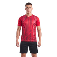 Форма футб. игровая TORRES Slim Pro, F-1044-042-L, р.L, полиэстер, сублимация, красно-черный - Форма футб. игровая TORRES Slim Pro, F-1044-042-L, р.L, полиэстер, сублимация, красно-черный