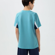 Детская футбольная форма KELME Short-Sleeved Football Suit (Light Blue/Dark Blue) - Детская футбольная форма KELME Short-Sleeved Football Suit (Light Blue/Dark Blue)