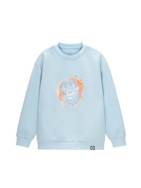 Детский свитшот KELME Round Neck Sweater Light Blue