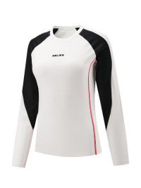 Лонгслив KELME Crew Neck Long-Sleeved T-Shirt (White/Black)