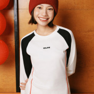 Лонгслив KELME Crew Neck Long-Sleeved T-Shirt (White/Black) - Лонгслив KELME Crew Neck Long-Sleeved T-Shirt (White/Black)