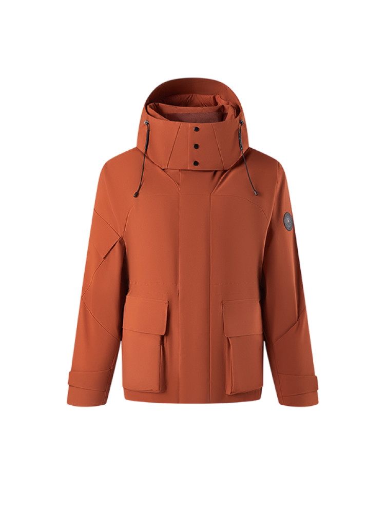 Пуховик KELME Regular Hooded Down Jacket Orange