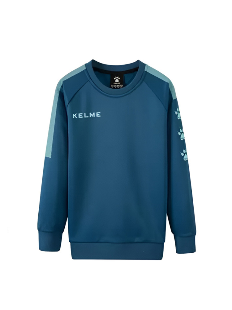 Детский свитшот KELME Knitted Round Neck Sweater Blue