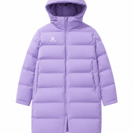 Детский пуховик KELME Children'S Long Cotton Coat Violet - Детский пуховик KELME Children'S Long Cotton Coat Violet