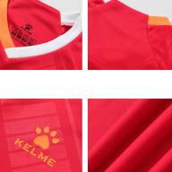 Детская футбольная форма KELME Short-Sleeved Football Suit (Red/Black) - Детская футбольная форма KELME Short-Sleeved Football Suit (Red/Black)