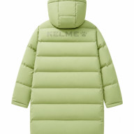 Детский пуховик KELME Children'S Long Cotton Coat Green - Детский пуховик KELME Children'S Long Cotton Coat Green
