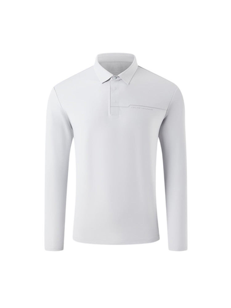 Лонгслив KELME Long-sleeved Polo Shirt Light Gray