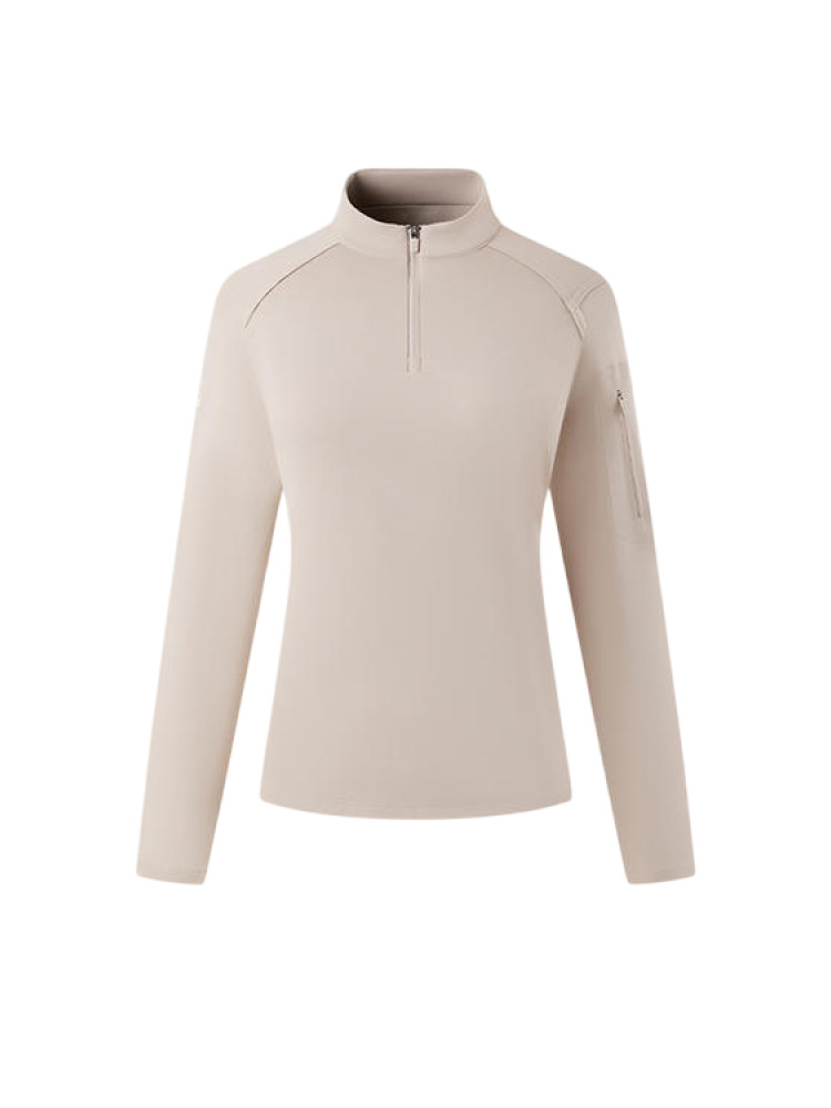 Лонгслив KELME Half-open Long-sleeved T-shirt Beige