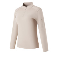 Лонгслив KELME Half-open Long-sleeved T-shirt Beige - Лонгслив KELME Half-open Long-sleeved T-shirt Beige