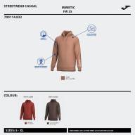 SUDADERA CON CAPUCHA UNIVERSITY MARRÓN - SUDADERA CON CAPUCHA UNIVERSITY MARRÓN