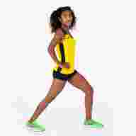 Майка на бретельках RECORD II Желтый-черный - Майка на бретельках RECORD II Желтый-черный