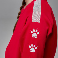 Детский свитшот KELME Knitted Round Neck Sweater Red - Детский свитшот KELME Knitted Round Neck Sweater Red