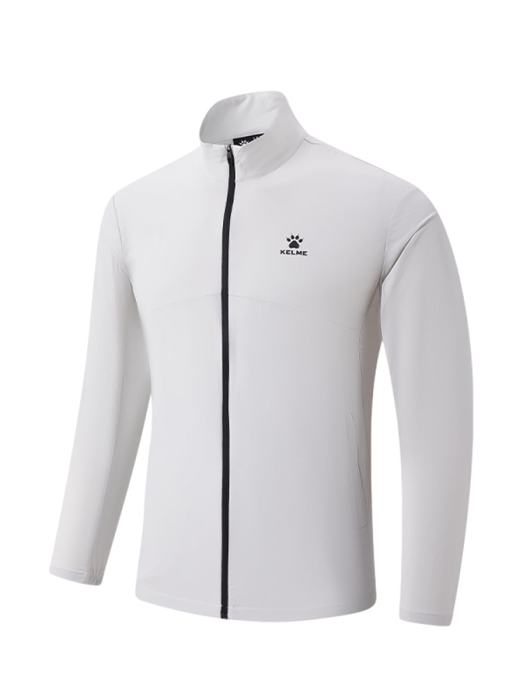 Ветровка KELME Woven Sun Protection Clothing Light Gray