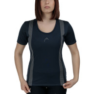 Футболка женская HEAD Club 22 T-Shirt W 814725-NV-XS, р.XS, 100% полиэстер, темно-синий - Футболка женская HEAD Club 22 T-Shirt W 814725-NV-XS, р.XS, 100% полиэстер, темно-синий