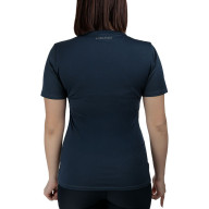 Футболка женская HEAD Club 22 T-Shirt W 814725-NV-XS, р.XS, 100% полиэстер, темно-синий - Футболка женская HEAD Club 22 T-Shirt W 814725-NV-XS, р.XS, 100% полиэстер, темно-синий