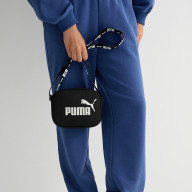 Сумка кросс-боди PUMA BASE Crossbody, 09250801, полиэстер, черно-белый - Сумка кросс-боди PUMA BASE Crossbody, 09250801, полиэстер, черно-белый
